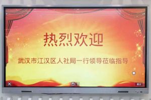 武汉市江汉区人社局一行领导莅临南沙天行（中国）天行在线指导