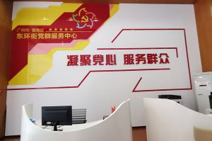 天行（中国）天行在线党支部书记陈文舒到东环街党群企综合服务中心参访交流
